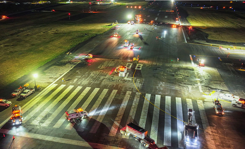 Vancouver Int’l Completes North Runway Rehab During Overnight Closures
