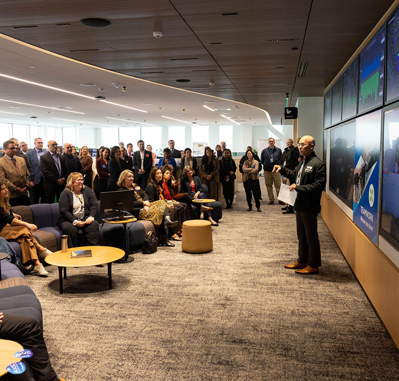 Airport Director Mike Nakornkhet unveiled the new nerve center at a grand opening earlier this year.