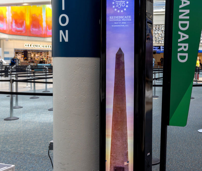 TSA Funds and Deploys Digital Checkpoint Signage to Help Celebrate America’s 250th