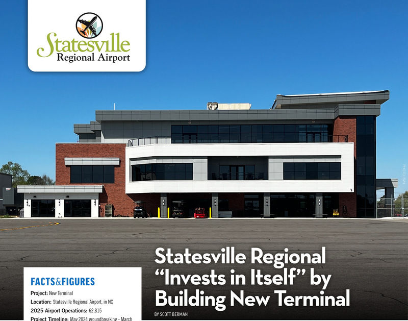 Statesville Regional “Invests in Itself” by Building New Terminal