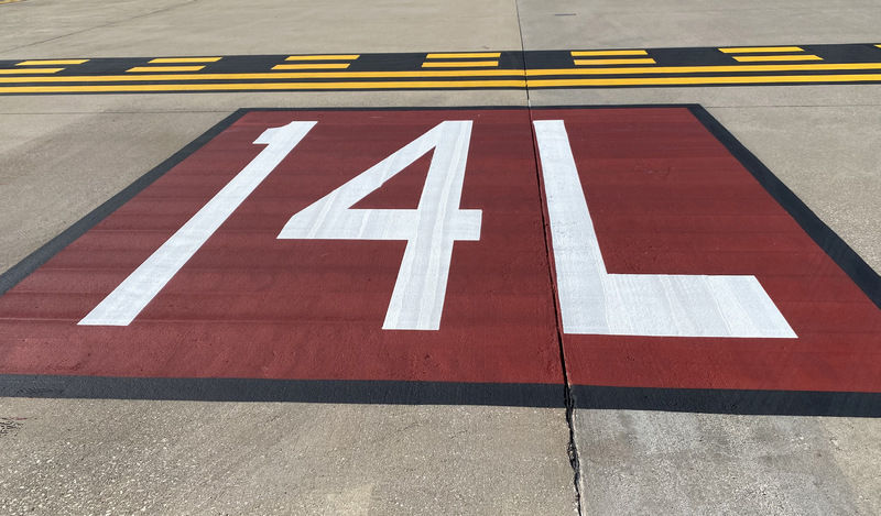 Hi-Lite’s marking services include surface painted holding position signs.