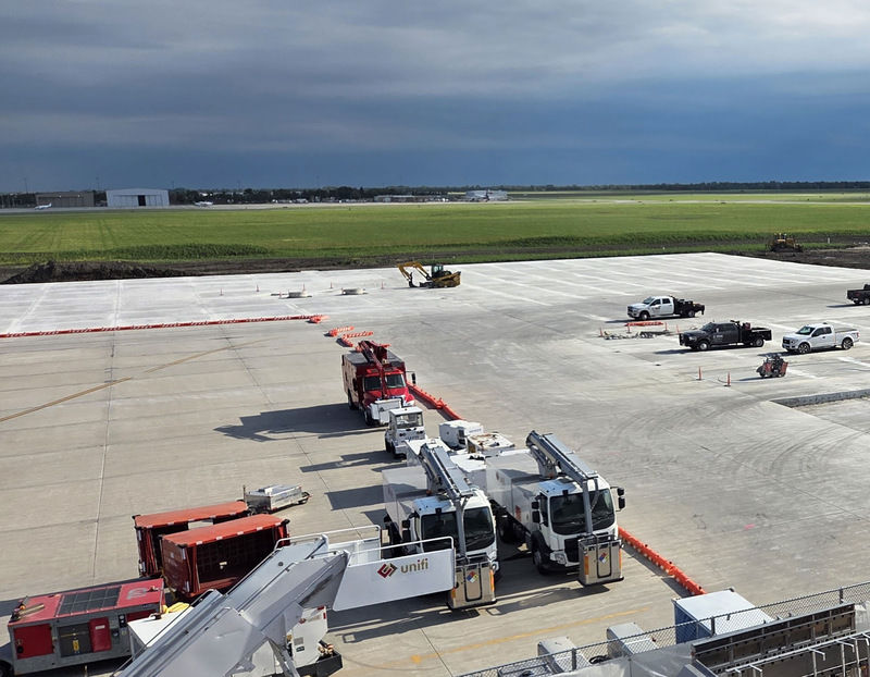 Fargo Int’l Adds Underground Detention System for Stormwater and Spent Deicing Runoff
