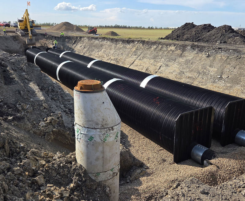 Construction of the new underground system was completed in fall 2025.